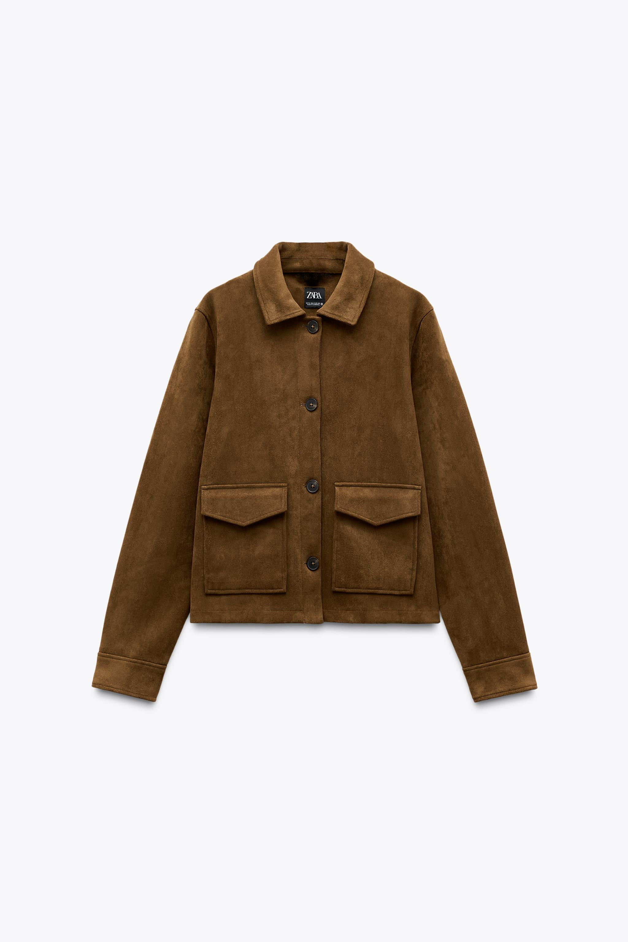 FAUX SUEDE JACKET | Zara US