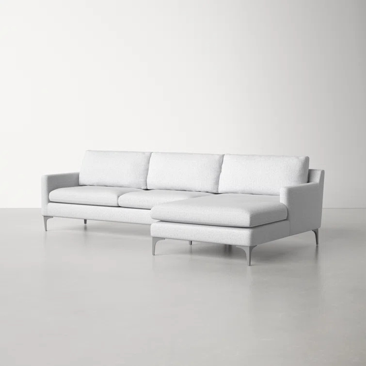 Jones 2 - Piece Upholstered Chaise Sectional | Wayfair Professional