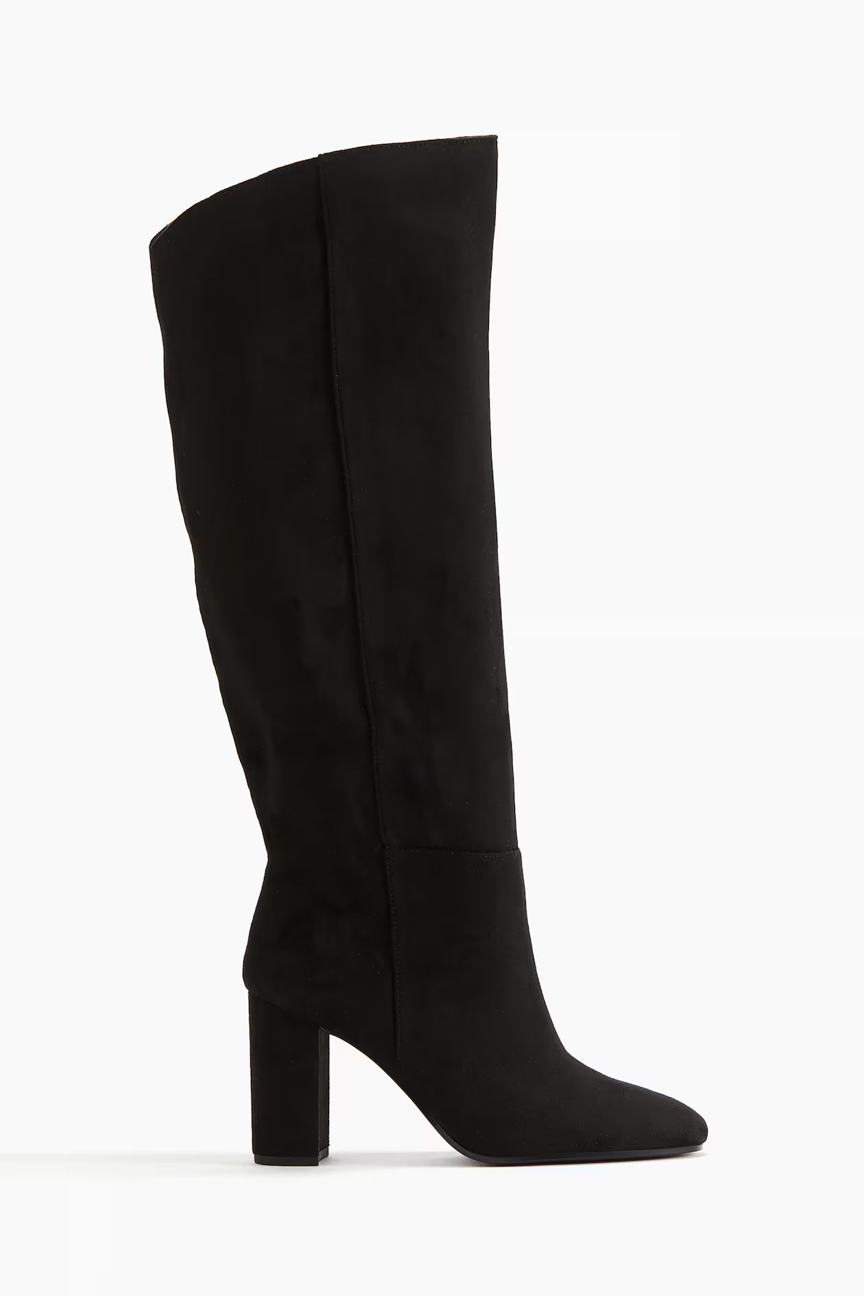 Knee-high heeled boots | H&M (UK, MY, IN, SG, PH, TW, HK)