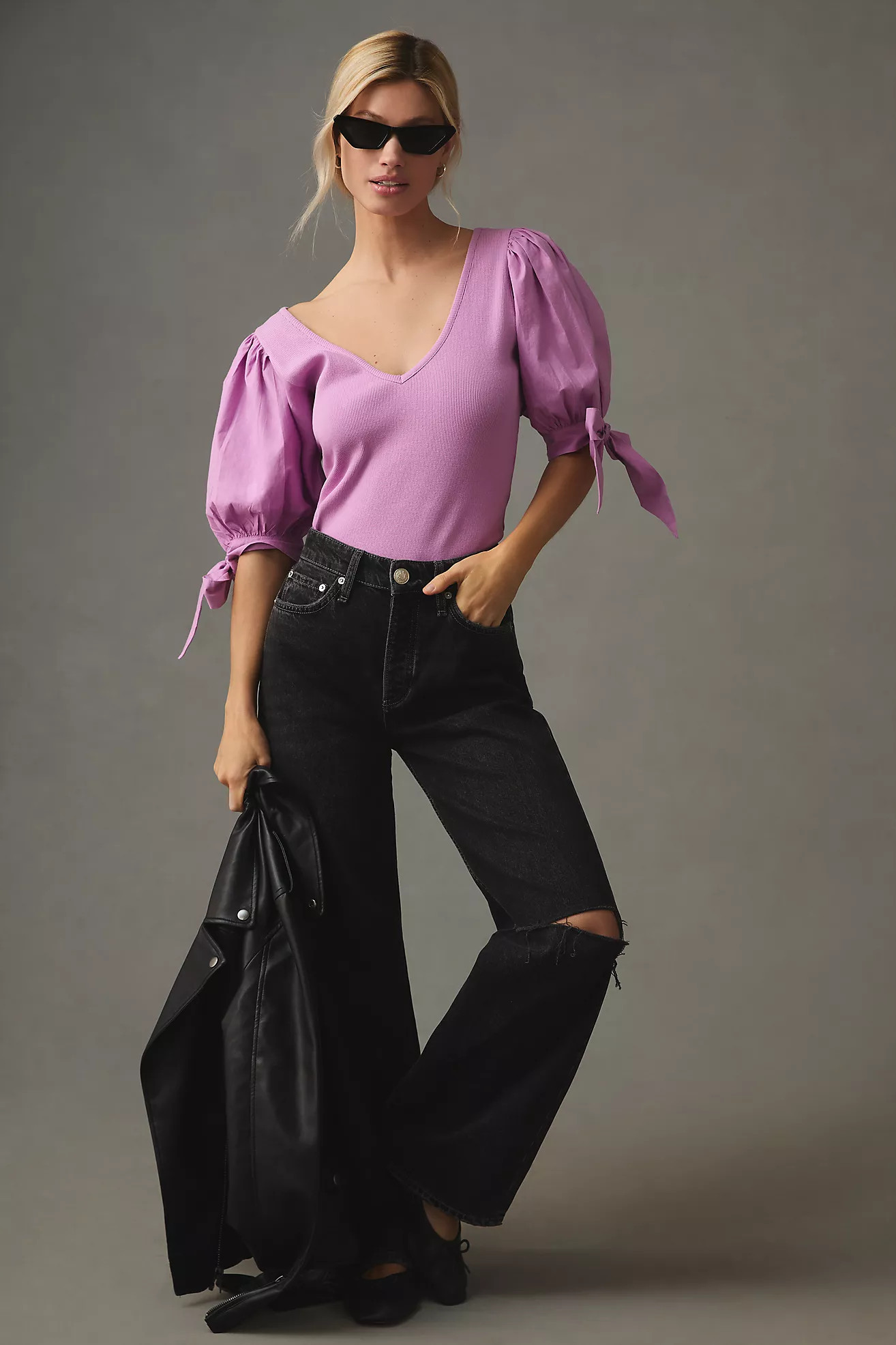 Maeve Puff-Sleeved Top | Anthropologie (US)