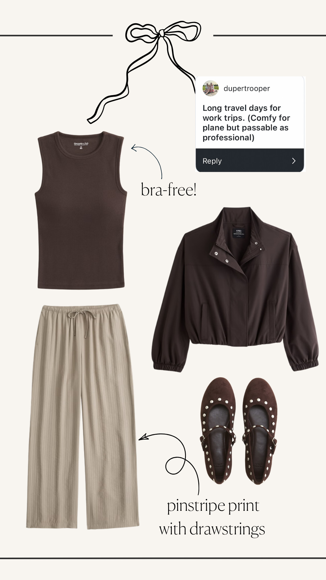 Comfy yet professional travel look! #midsizemom #workingmom #travellook #airportfashion 

 #LTKmomlife #LTKMidsize #LTKWorkwear