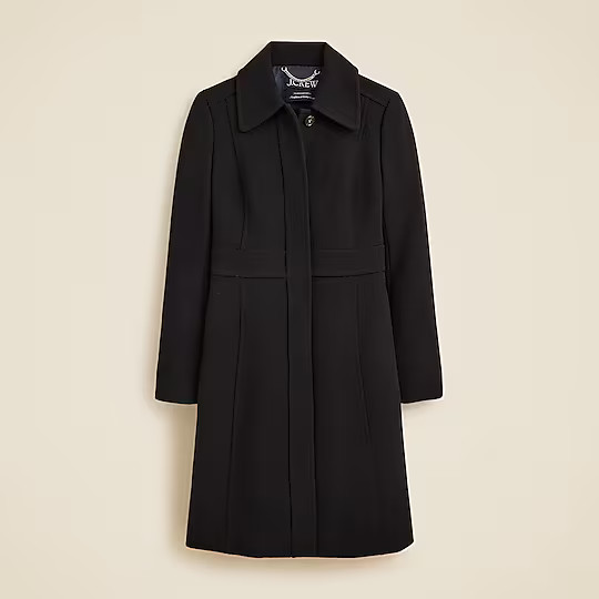 New lady day topcoat in Italian double-cloth wool | J. Crew US