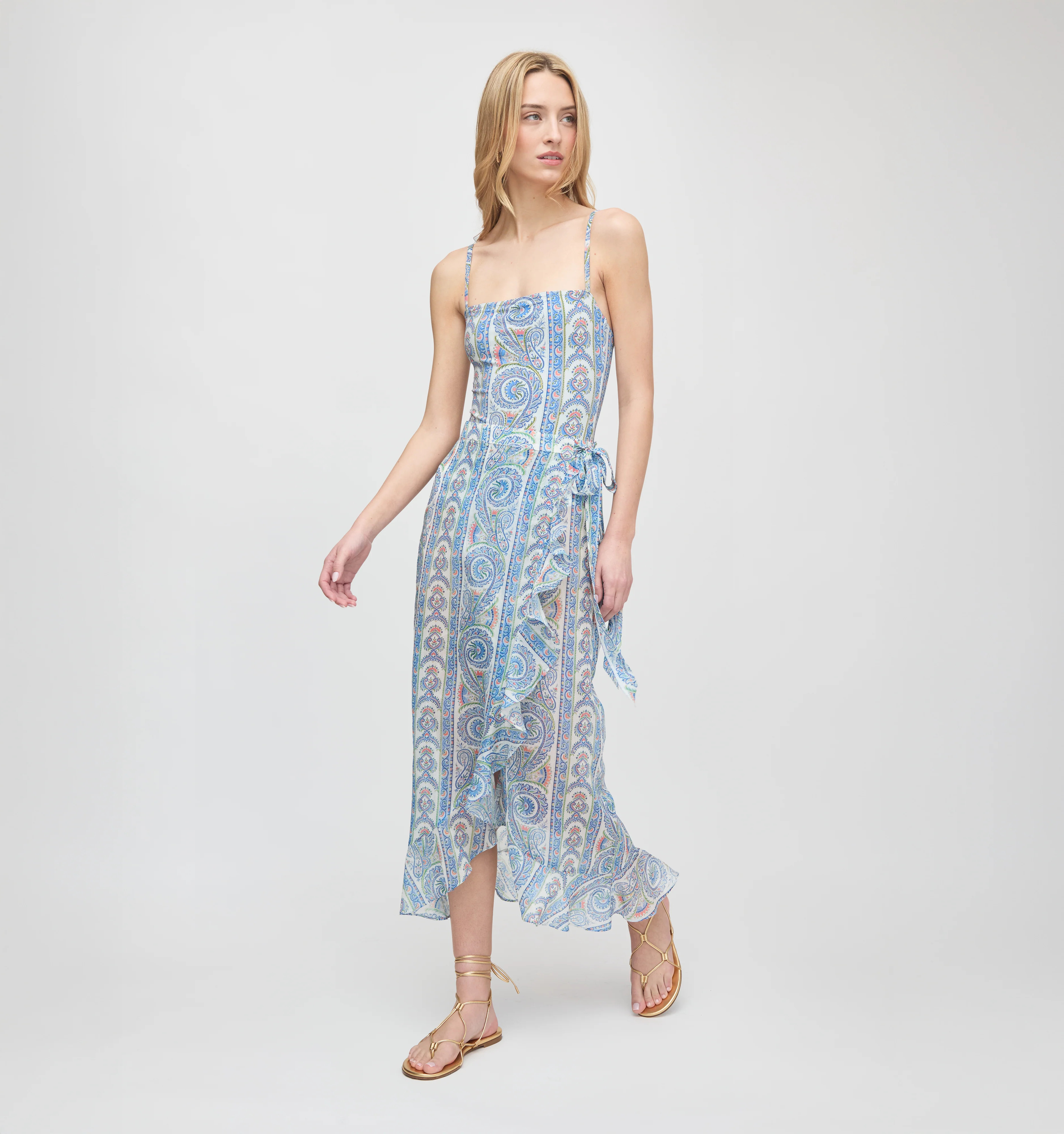The Giana One Piece - Blue Corsica Paisley | Hill House Home US