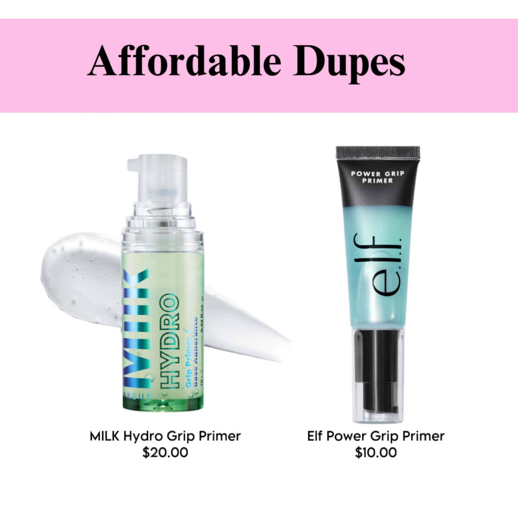 Affordable Dupes 

#LTKbeauty #LTKfindsunder50 #LTKxSephora