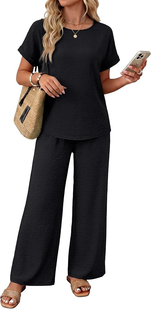 XIEERDUO Summer Sets For Women 2 Piece Sets Matching Set Women Clothing Lounge Set Beach Vacation... | Amazon (US)