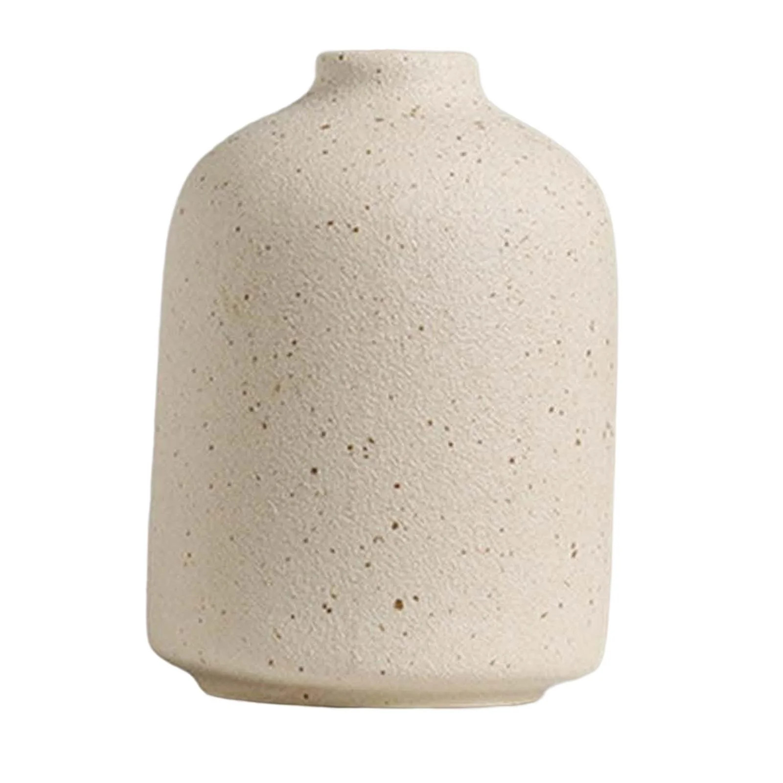 kowaku 0.04 inches Housewarming Gift Nordic Flower Vases Beige Ceramic Mantel Home Decor | Walmart (US)