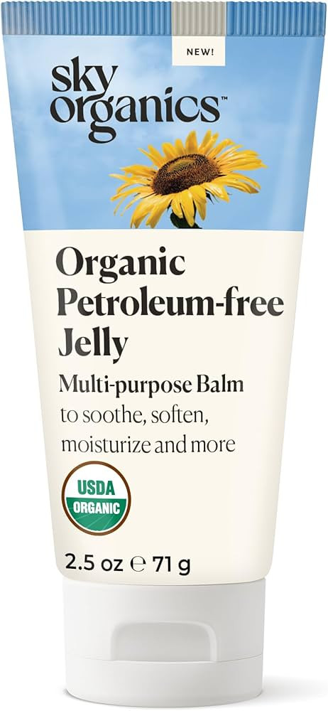 Sky Organics Organic Petroleum-free Jelly, Multi-Purpose Skin Care Balm with Organic Shea Butter,... | Amazon (US)