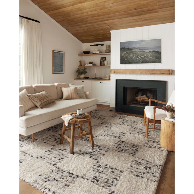 Angela Rose x Loloi Amira Ivory / Granite Area Rug | Wayfair North America
