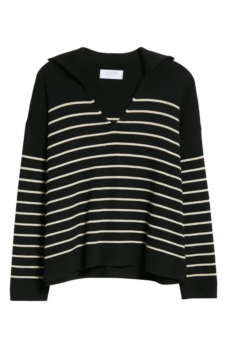 La Ligne Sailor Stripe Cotton Sweater | Nordstrom | Nordstrom