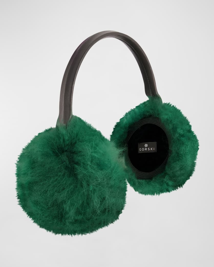 Cashmere Goat Earmuffs | Neiman Marcus