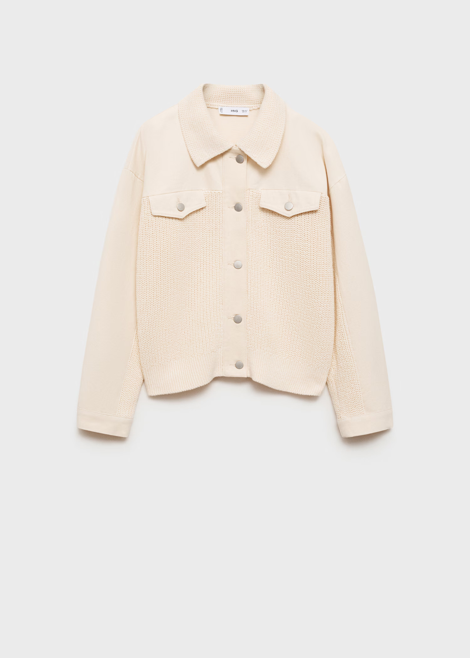 Knitted jacket country - Women | MANGO USA | MANGO (US)