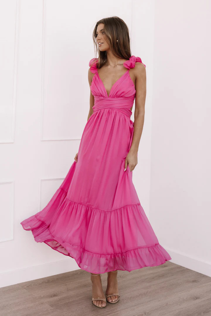 Bonito Midi Dress - Berry | Petal & Pup (US)