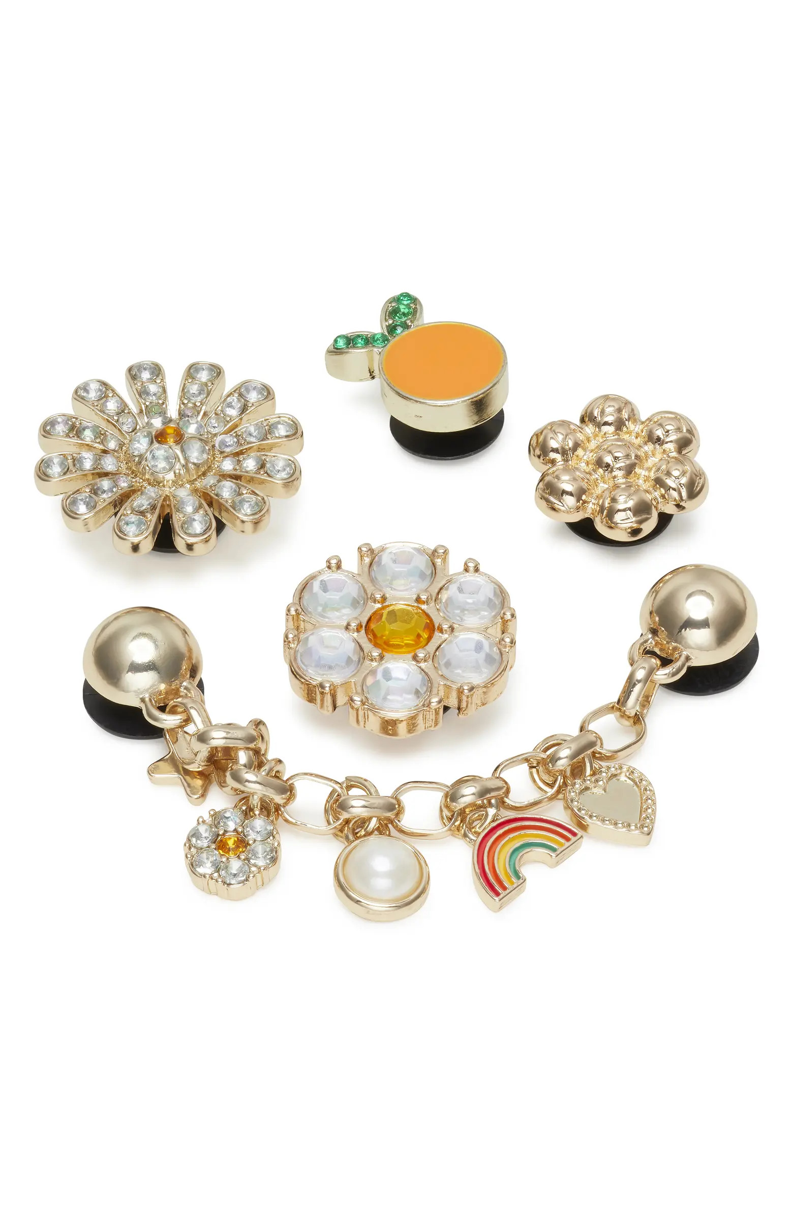 Everything Nice Assorted 5-Pack Jibbitz Shoe Charms | Nordstrom