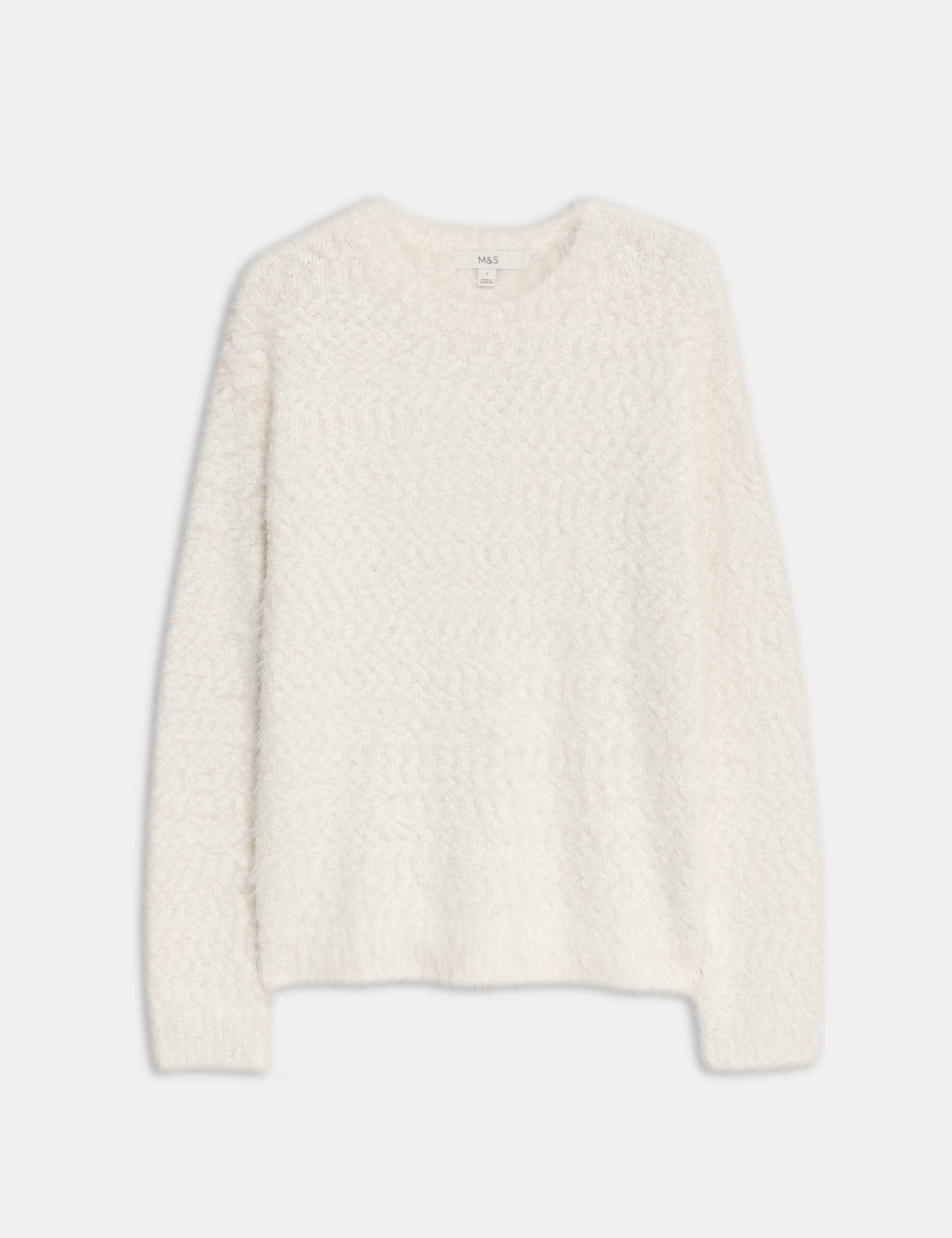 Textured Crew Neck Jumper | M&S Collection | M&S | Marks & Spencer (UK)