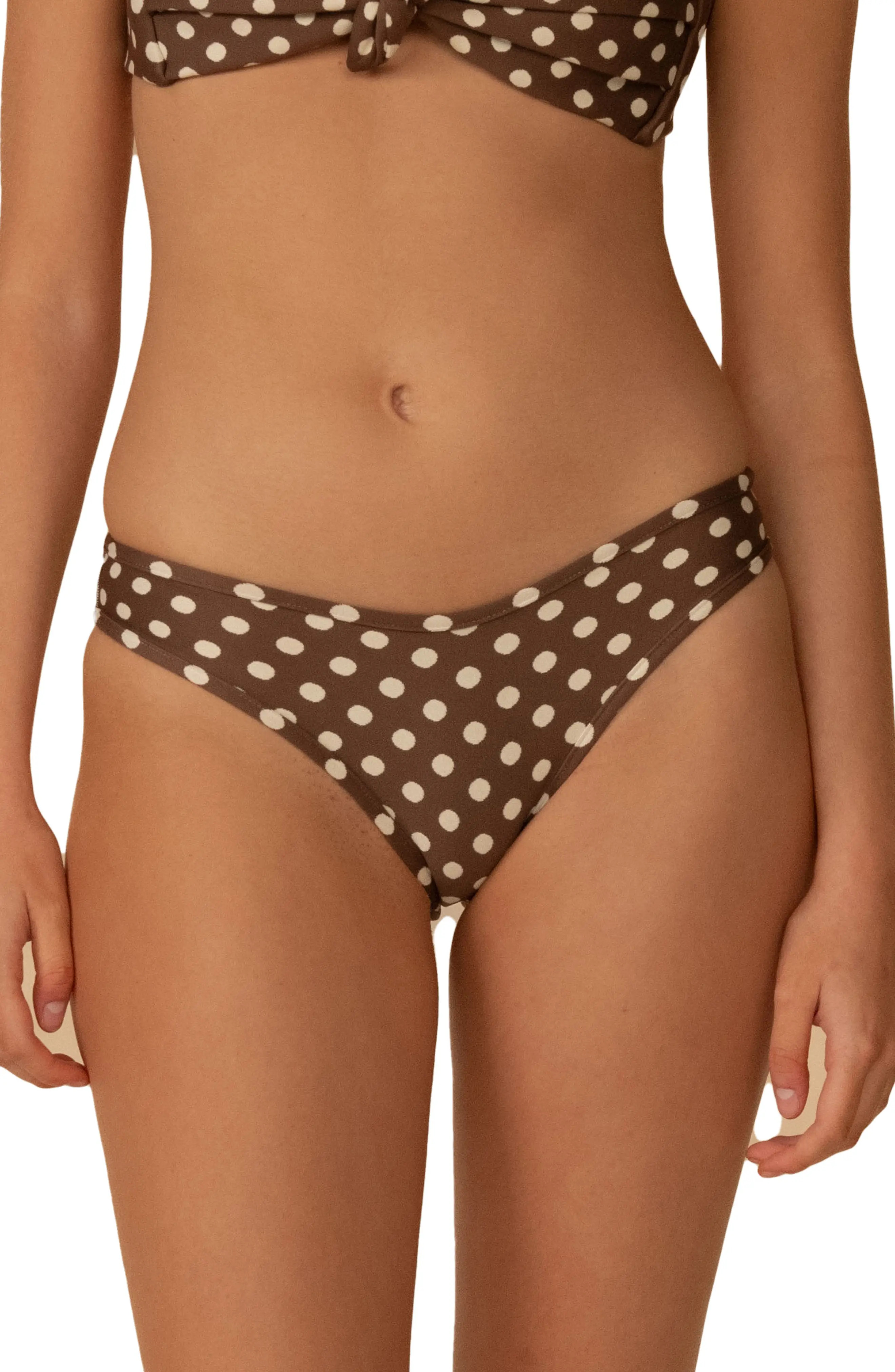 Vivian Lulu Polka Dot Bikini Bottoms (Women) | Nordstrom | Nordstrom