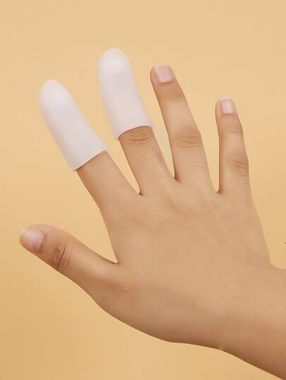 1pair Silicone Finger Cots | SHEIN