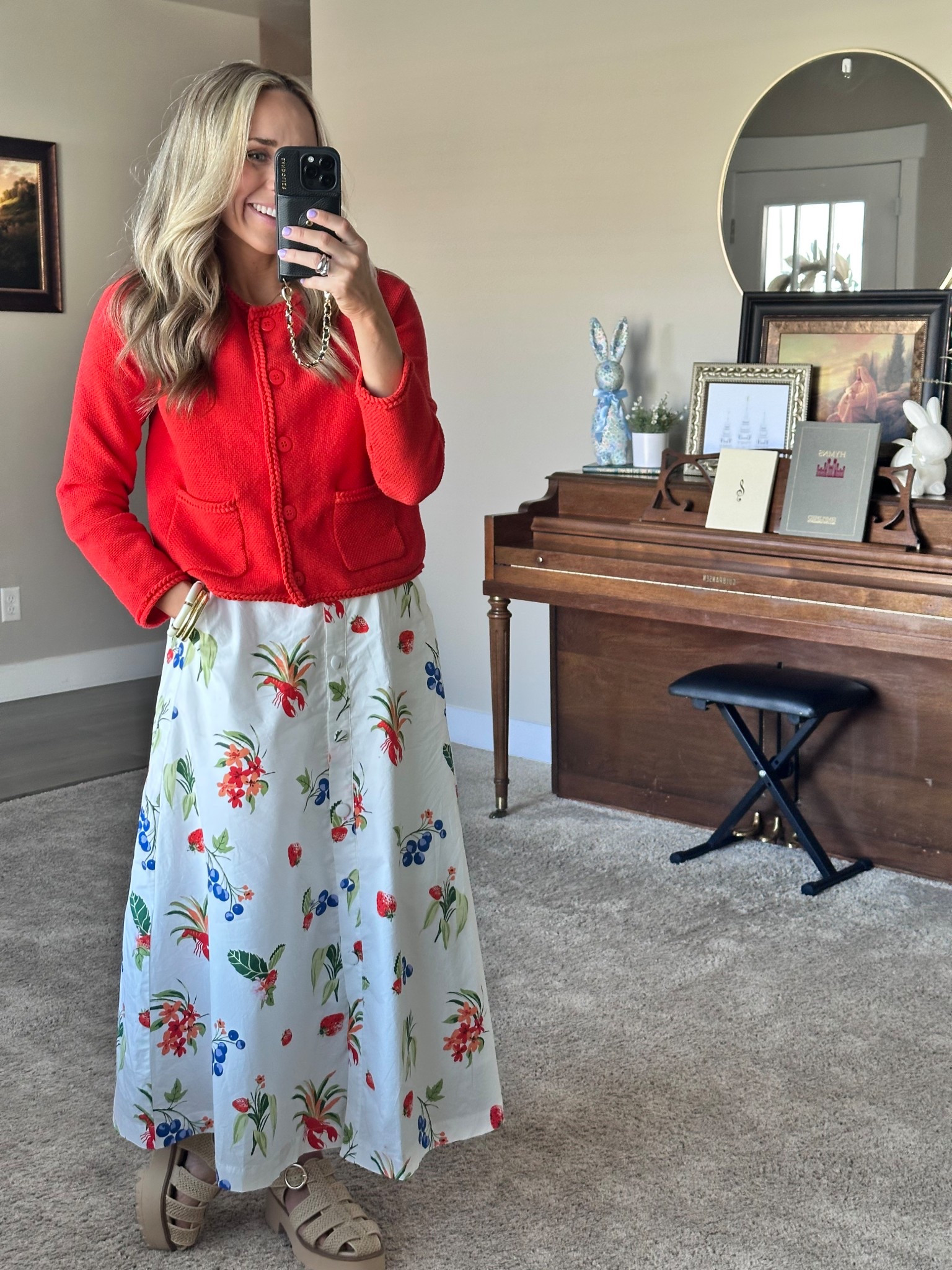 The perfect Spotify with the cutest maxi skirt and best shoes of the season.😍

Everything true to size. 

#LTKFindsUnder50 #LTKSeasonal #LTKStyleTip