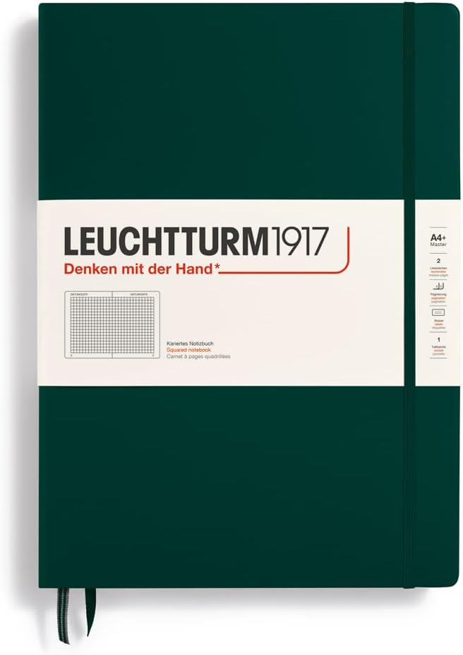 LEUCHTTURM1917 - Notebook Hardcover Master Classic A4+ - 235 Numbered Pages for Writing and Journ... | Amazon (US)