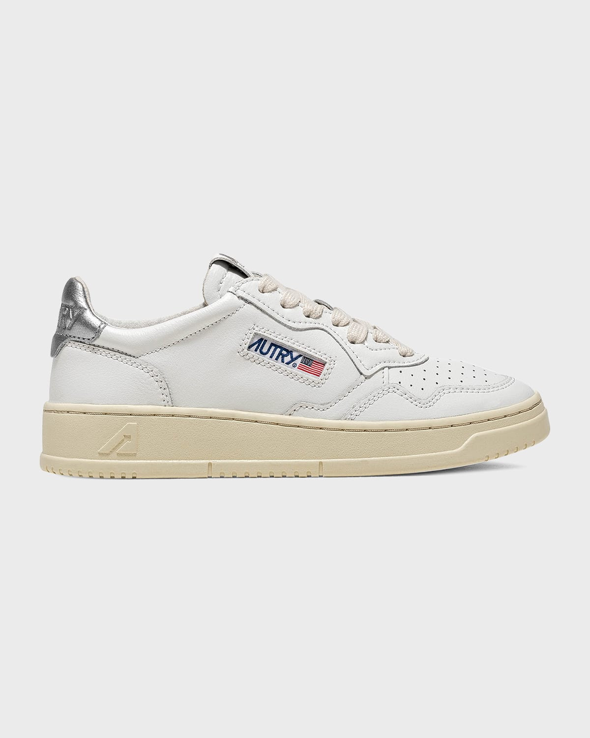 Medalist Low-Top Bicolor Leather Sneakers | Neiman Marcus