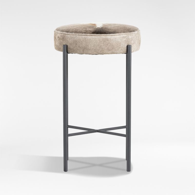 Worth Cowhide Counter Stool + Reviews | Crate & Barrel | Crate & Barrel