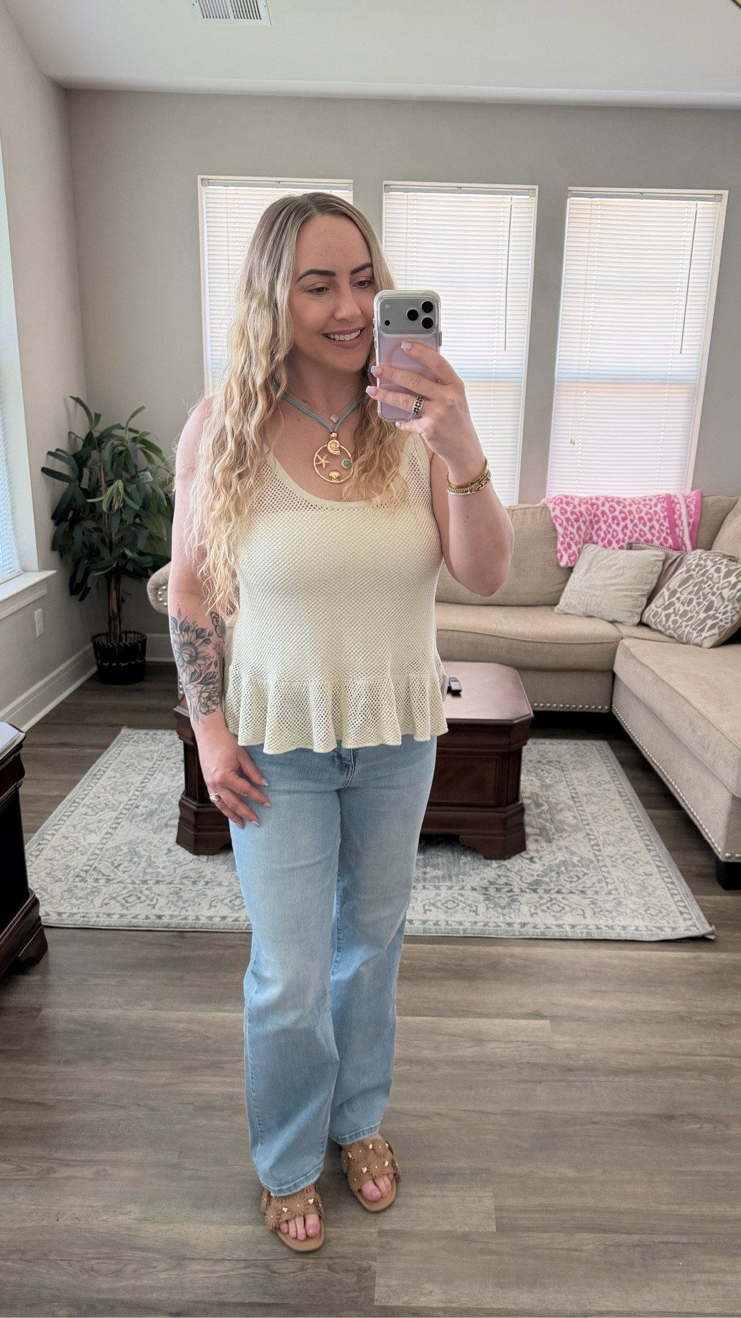 I was not expecting to love this top as much as I do 🤍
The fit is so flattering with the little peplum detail, and it’s one of those pieces you can dress up or down so easily. Comes in 4 colors and it’s currently 50% off which makes it even better 👀
Perfect with jeans, linen pants, or shorts for the summer.


#styleinspiration #stylediaries #springoutfits #everydayoutfits #casual



#LTKTall #LTKSeasonal #LTKootd
