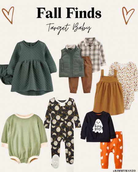Target baby fall finds 

Dress, boys fashion, Halloween, romper, pajamas, baby boy, baby girl, brown, green, neutral

#LTKHalloween #LTKkids #LTKSeasonal