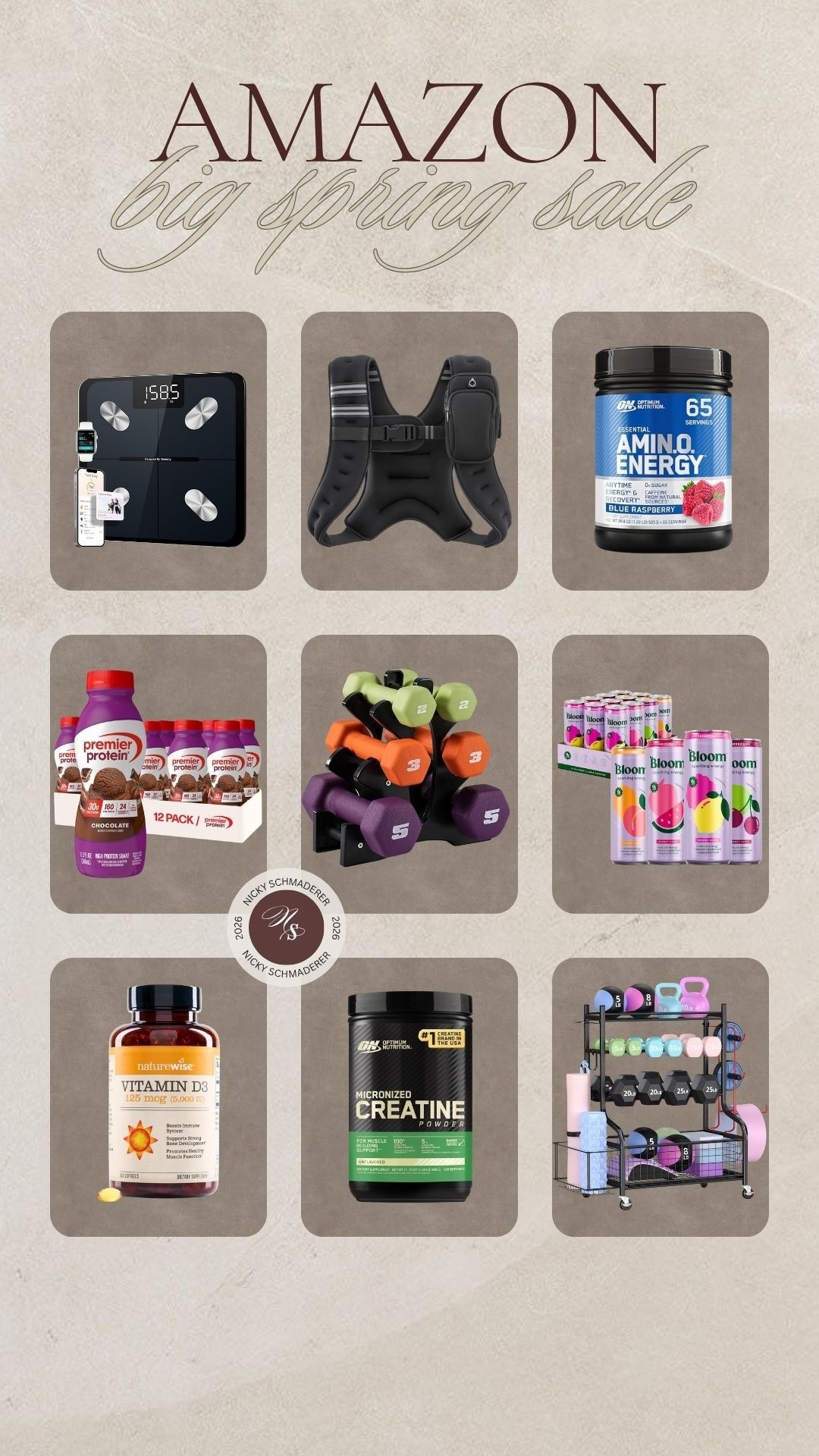 Amazon spring Sale on active finds 
Protein shakes
Creatine 
Weights
Dumbbells
Energy drinks 


#LTKHome #LTKfitnessgoals #LTKActive