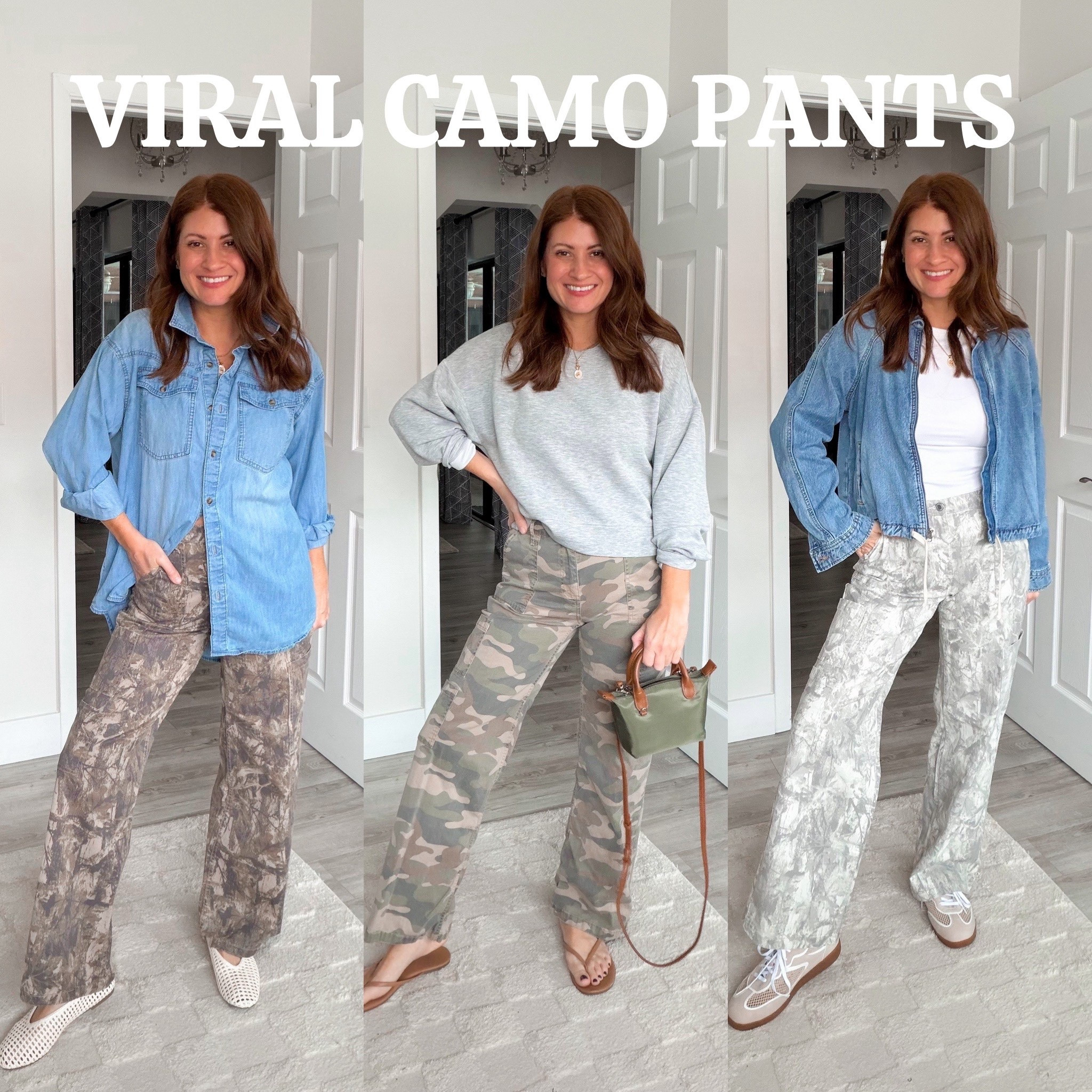 Scroll to shop✨ The viral camo pants everyone keeps talking about… and yes, they’re from Walmart 🙌🏼🔥 The fit is so good, the fabric has just the right amount of structure, and they instantly make a basic tee feel styled.

Such a fun statement piece but still totally wearable for everyday. Sneakers now, sandals later you’ll reach for these more than you think.

Follow @styledinasnap_ for more affordable finds you’ll actually wear 🤍 Don’t wait on these they’re viral for a reason!

Are you team camo or sticking with classic denim? 👀

#Walmart #WalmartStyle

#LTKOver40 #LTKSeasonal