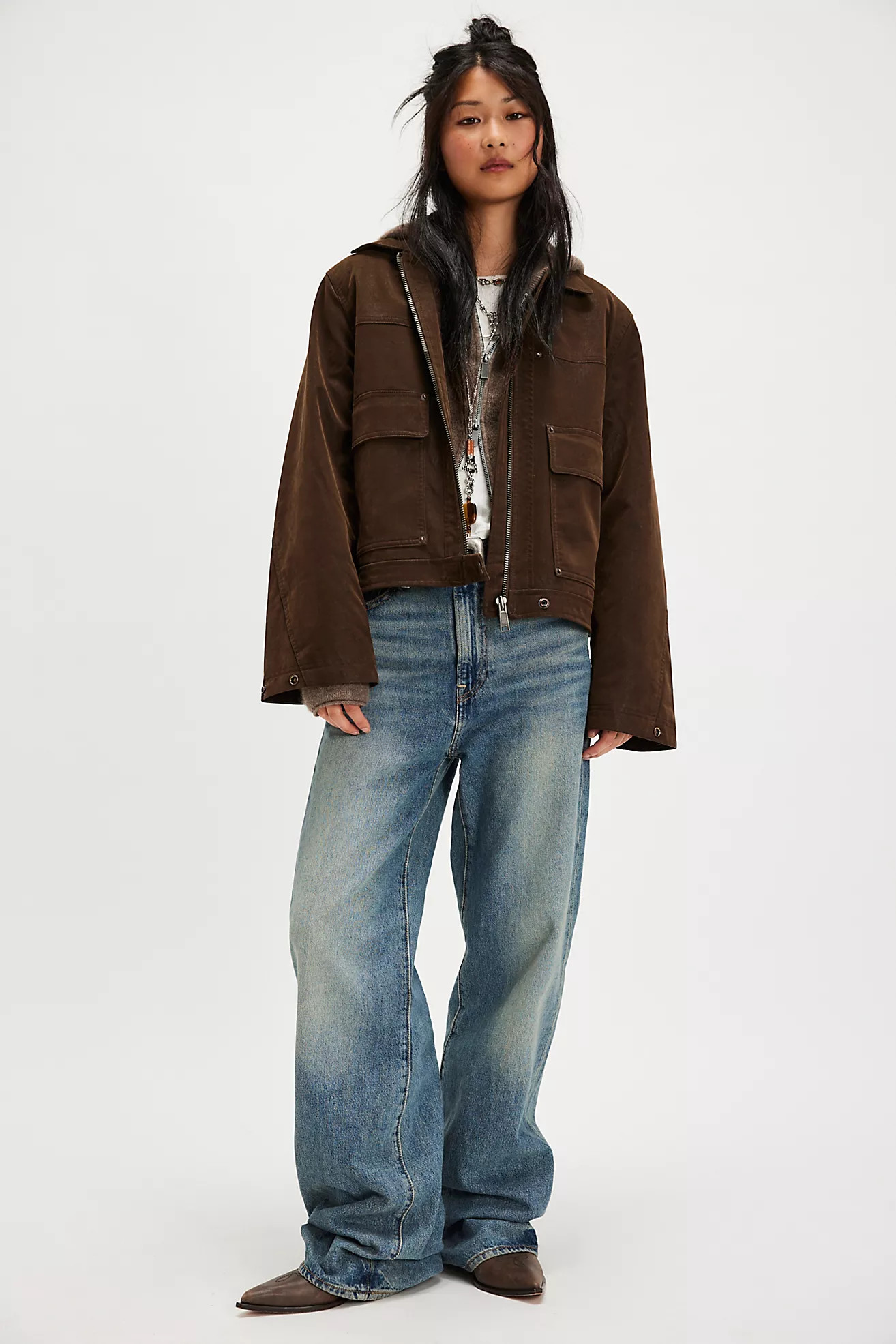 We The Free Blair Vegan Suede Jacket | Free People (Global - UK&FR Excluded)