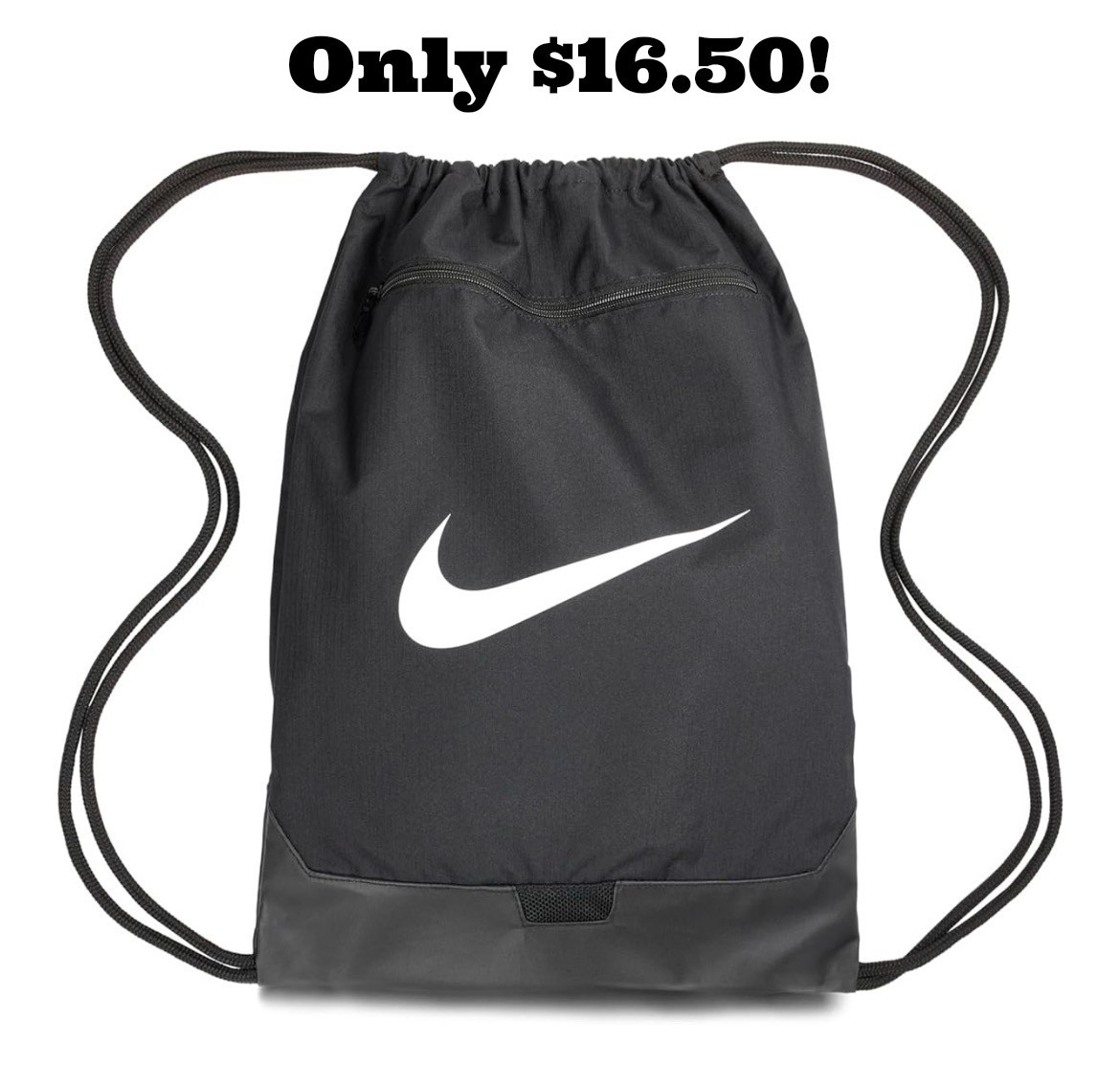 Nike Black Sack Packs down to $16.50 today on Amazon! These are so handy for kids, teens & adults for a large variety of uses, from gym bag to sports bag to carry all bag to carry on bag. Great deal for this!! 

#LTKActive #LTKKids #LTKSaleAlert