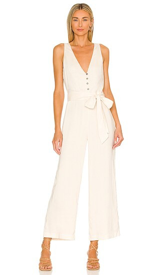 Melodie Jumpsuit in White Sugar | Revolve Clothing (Global)