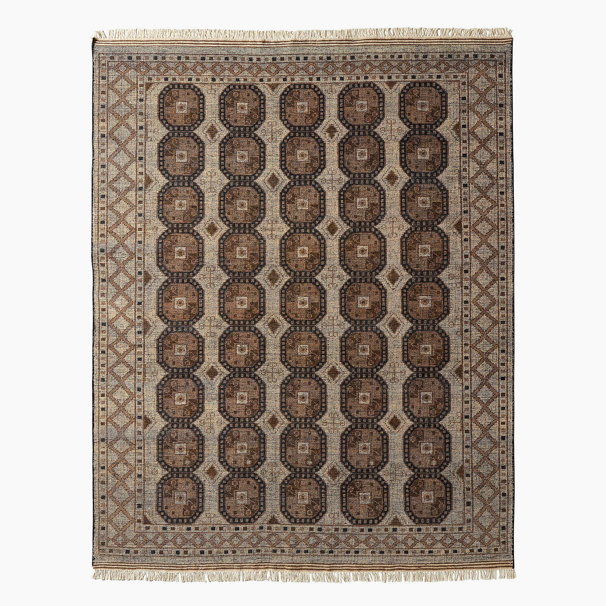 Pascala Hand-Knotted Taupe Wool Area Rug 6'x9' + Reviews | CB2 | CB2