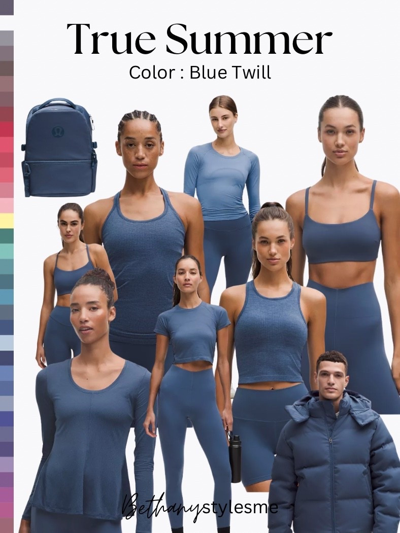 Lululemon Blue Twill is the perfect blue for true summers! So gorg!!! Many more options on the website too! 

#LTKActive #LTKGiftGuide #LTKSeasonal