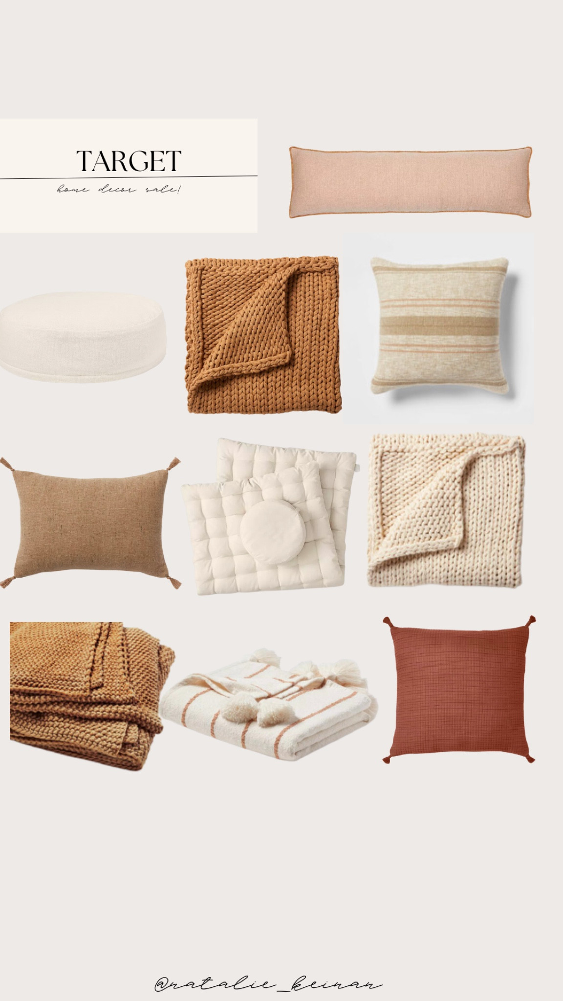 TARGET HOME SALE!!! 25-30% off of pillows, blankets, bedding, linens 
Neutral home decor 

#LTKhome #LTKsalealert #LTKstyletip