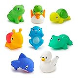 Munchkin Lake Squirts Bath Toy, 8 Pack | Amazon (US)
