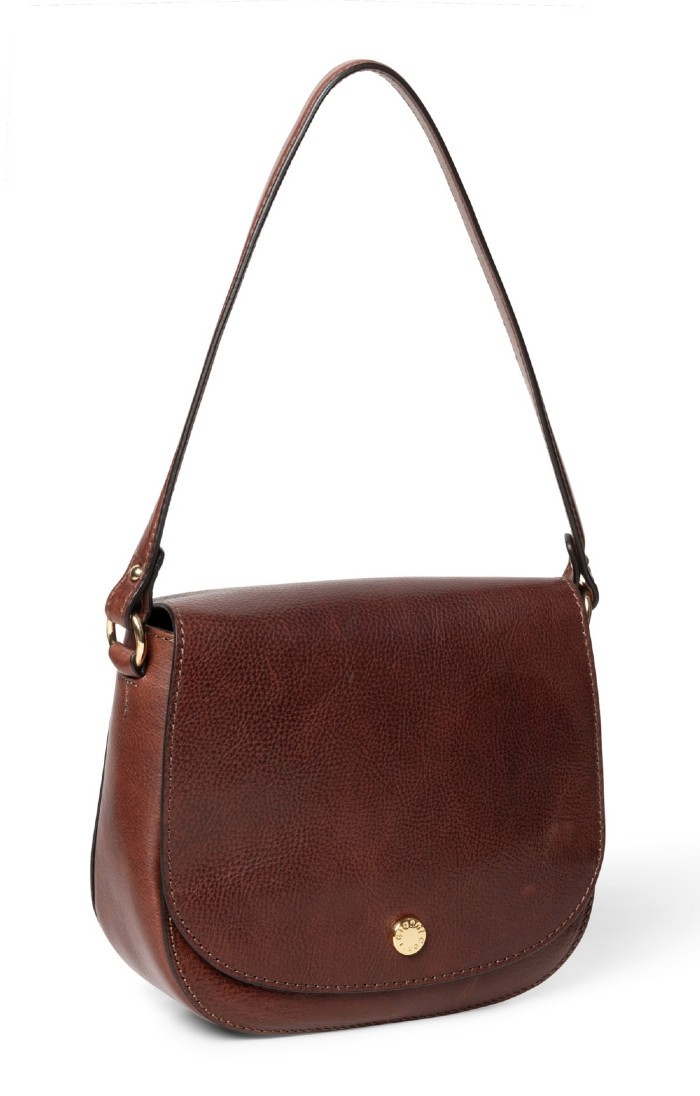 Ladies Gianni Conti Leather Saddle Bag | The House Of Bruar