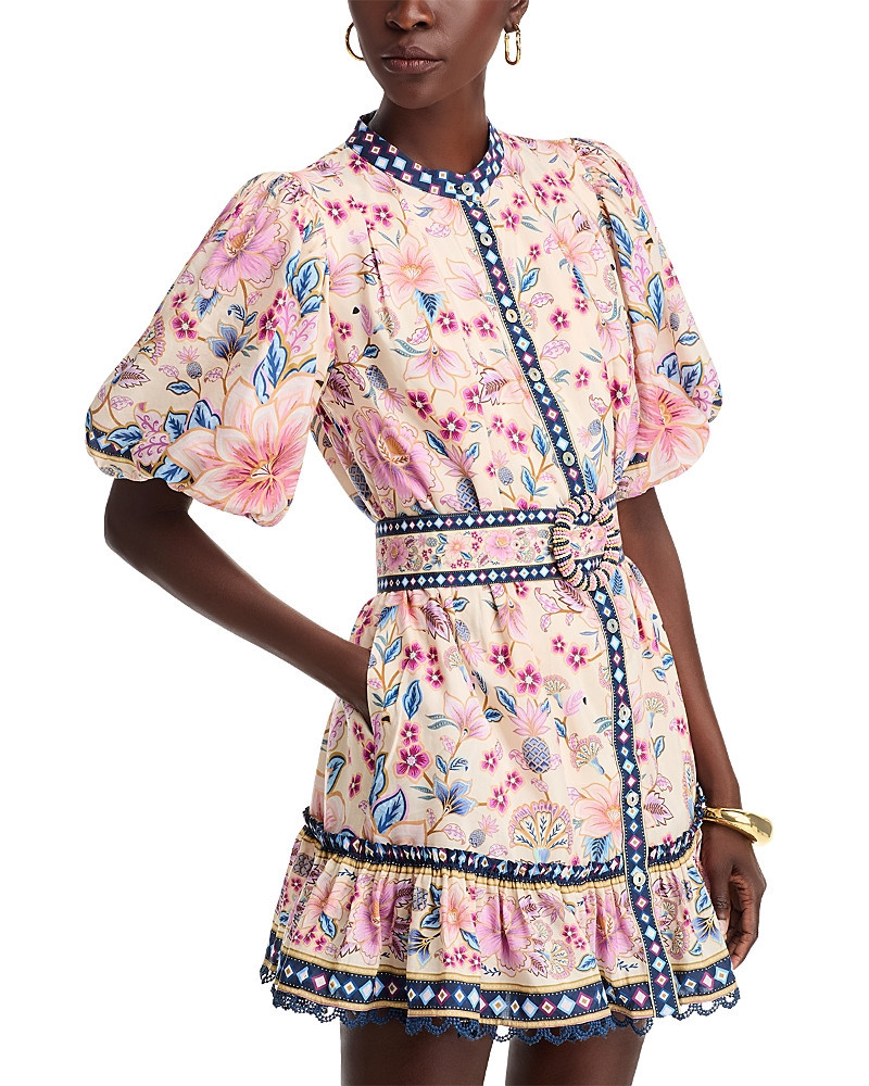 Farm Rio Superbloom Tapestry Mini Dress | Bloomingdale's (US)