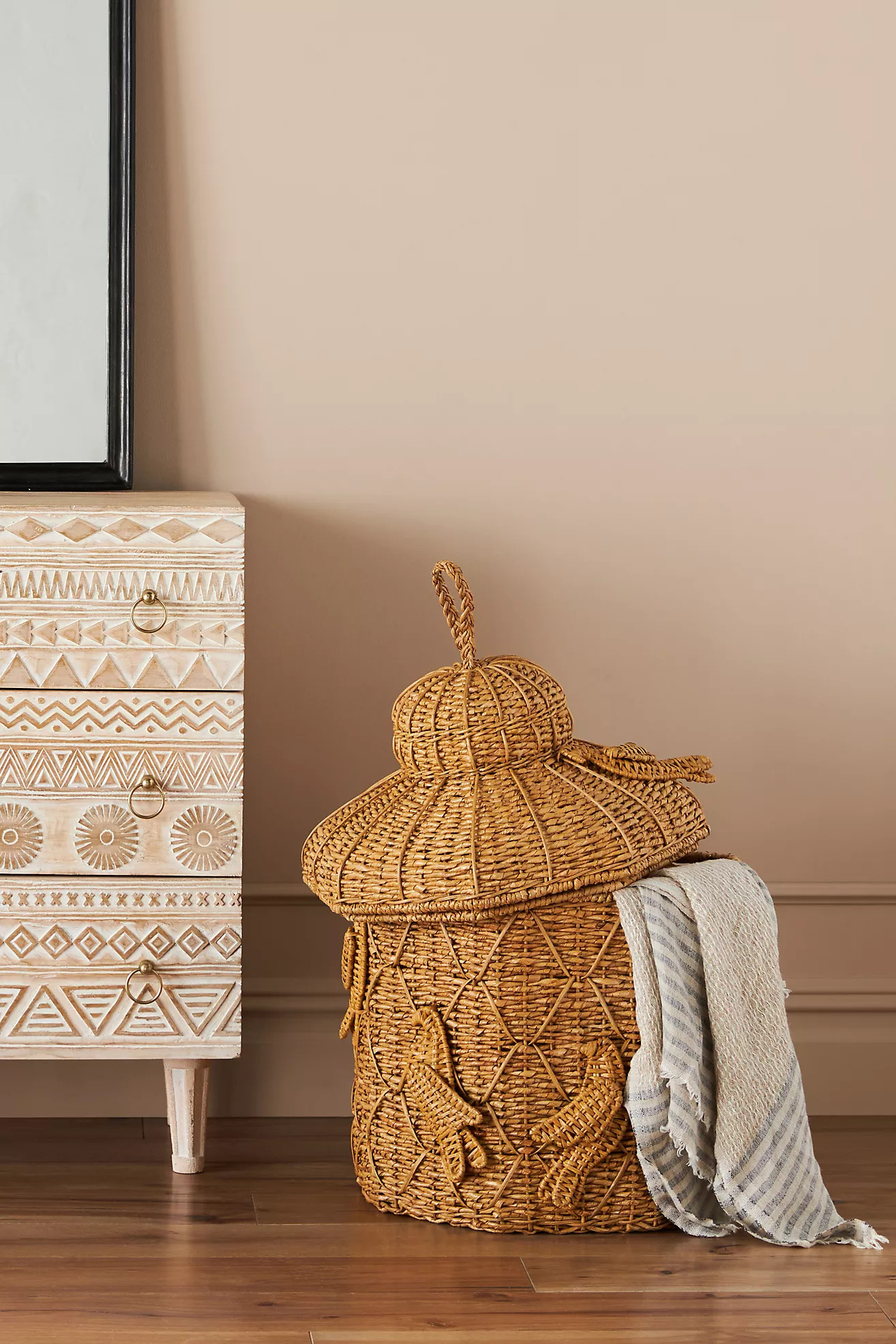 Birdcage Lidded Basket | Anthropologie (US)