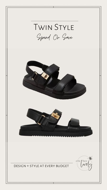 Chunky black “Twin Style” sandals! 

#LTKSeasonal #LTKshoecrush #LTKstyletip