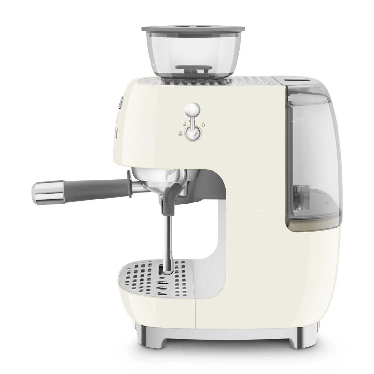 SMEG 50's Retro Style Semi-Automatic Espresso Coffee Machine with Grinder | Wayfair North America