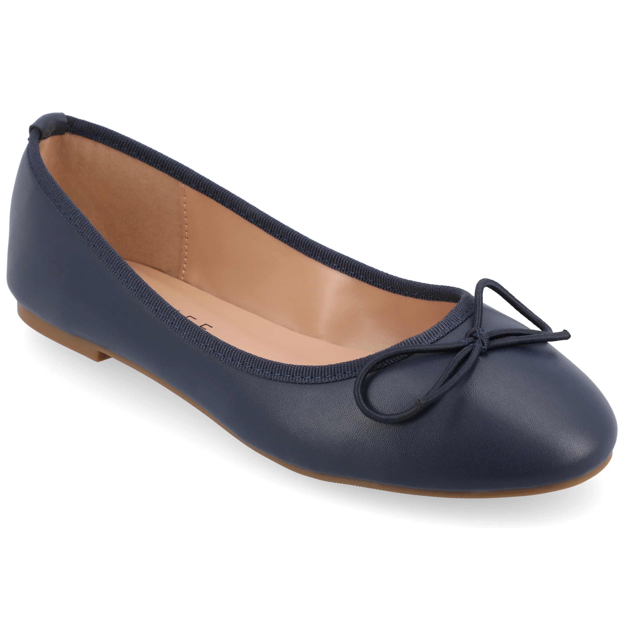 Journee Womens Vika Slip On Round Toe Ballet Dress Flats, Widths Available | Walmart (US)