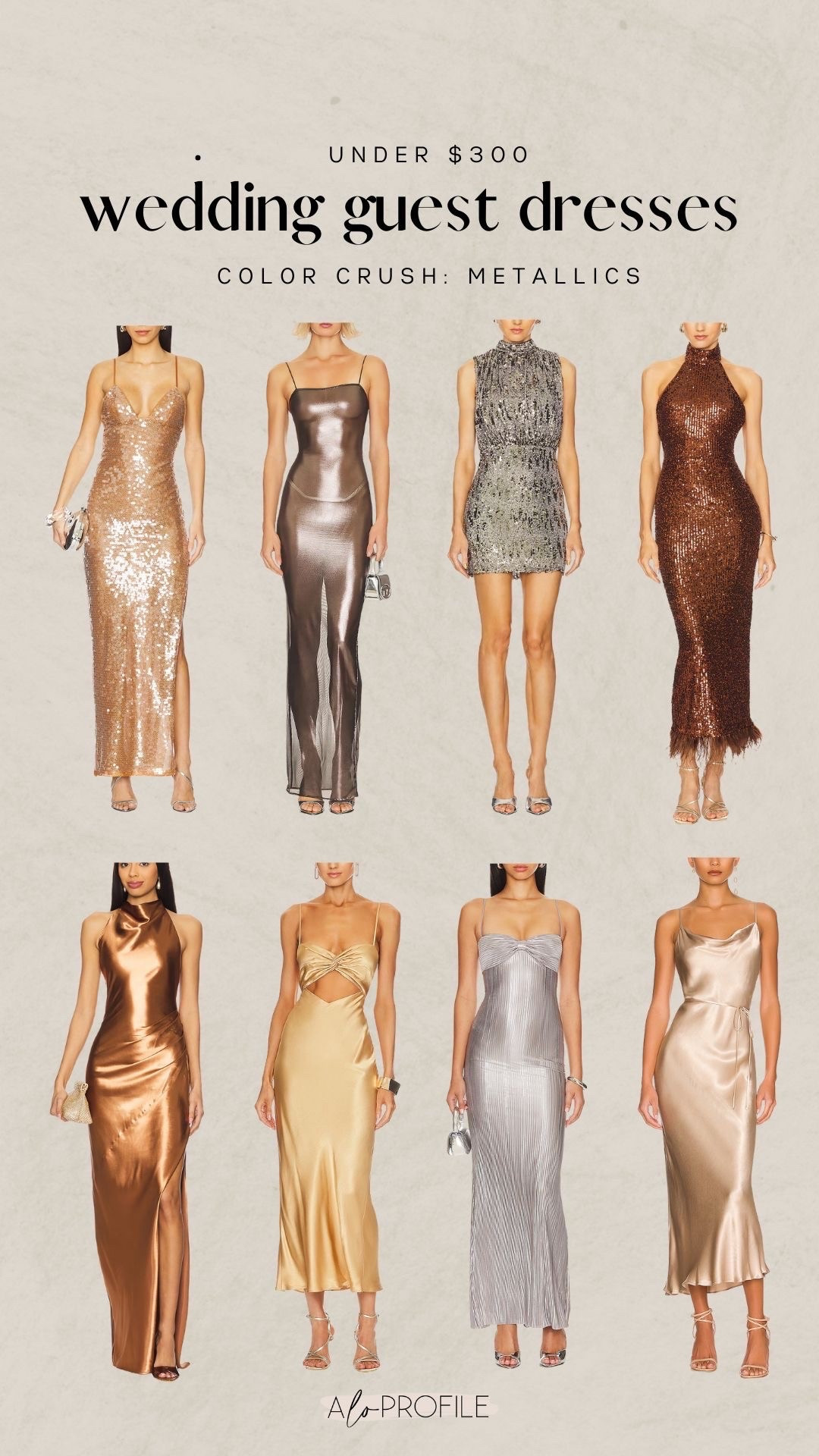 Color Crush: Metallics✨🪩 Wedding Guest Dresses Under $300 // Revolve, revolve wedding guest dresses, fall wedding guest dresses, wedding guest, wedding guest outfit, summer wedding guest dress, fall wedding guest, neutral wedding guest dresses, fall dresses