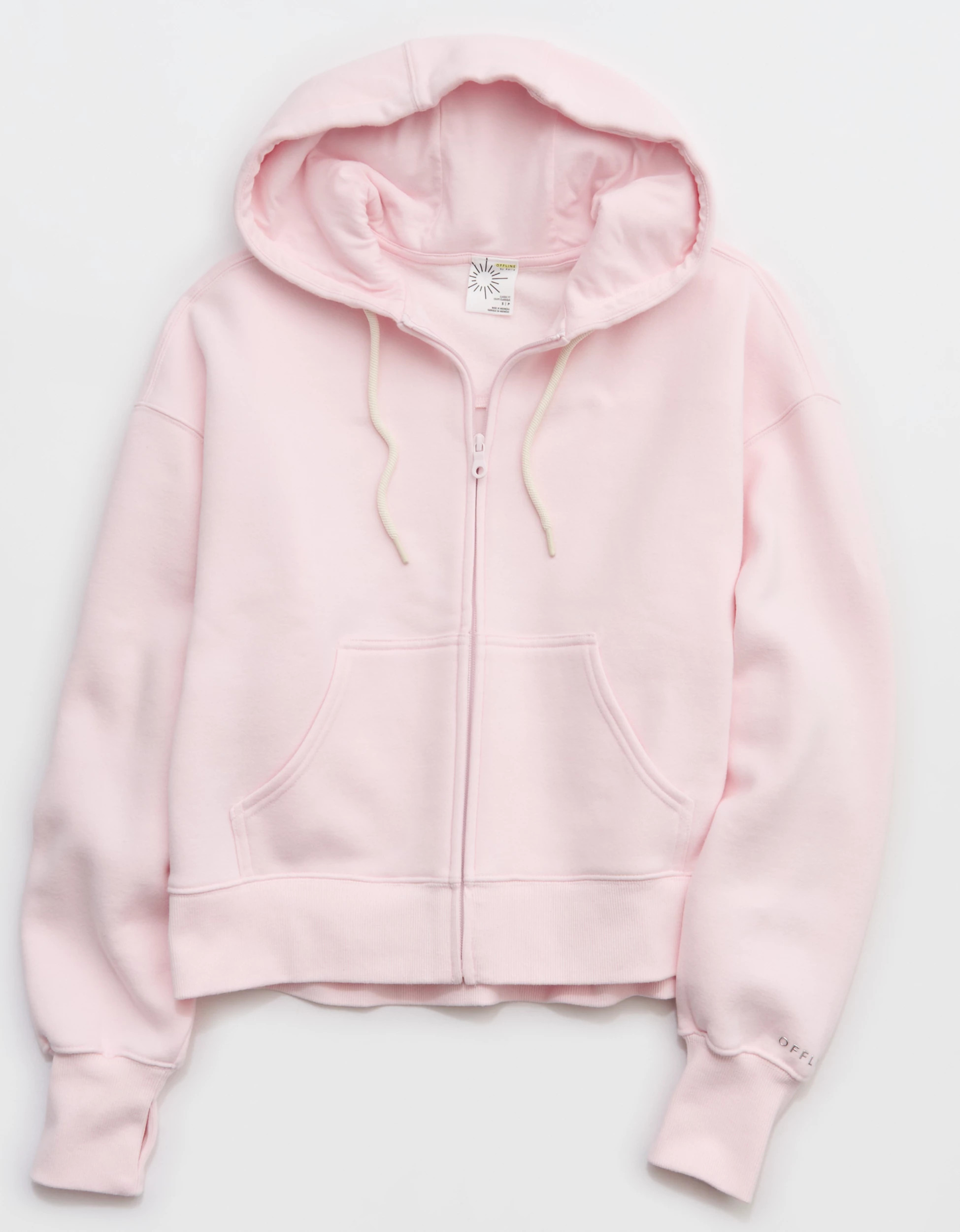 OFFLINE By Aerie Cloud Fleece Classic Full Zip Sweatshirt | Aerie