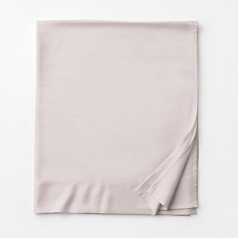 300-Thread Count TENCEL™ Lyocell Sateen Flat Sheet - Misty Lilac | The Company Store