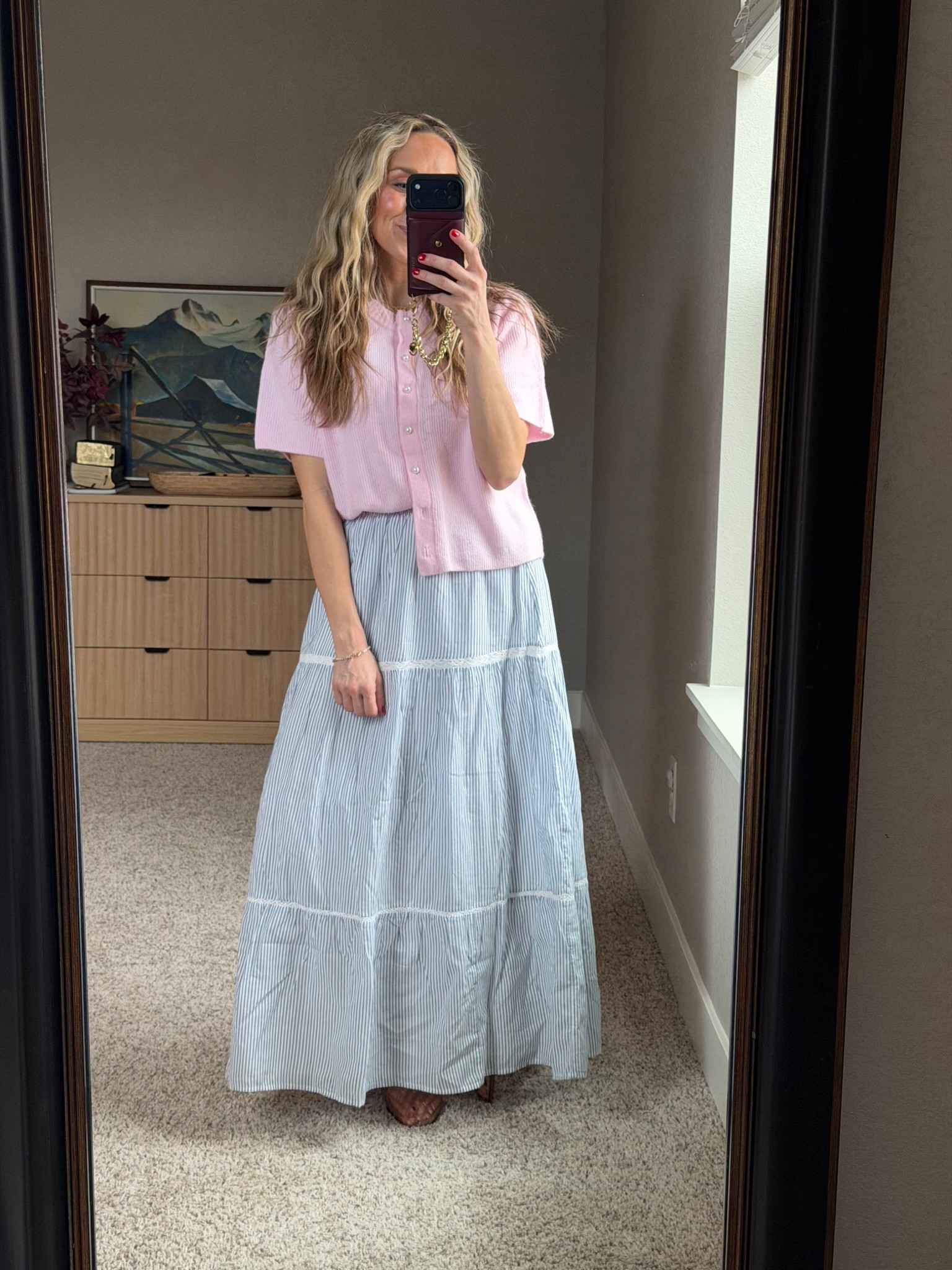 A cute boho maxi skirt! 

#LTKgrwm #LTKootd #LTKSpringSale