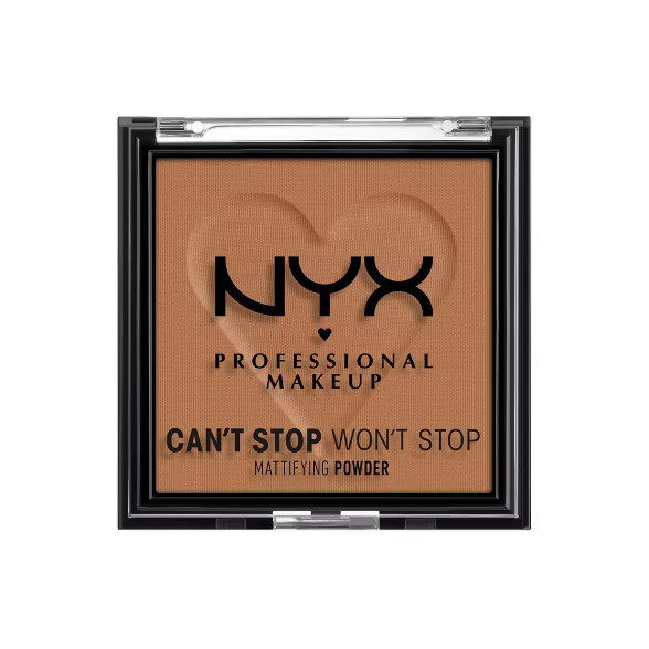 NYX Professional Makeup Can't Stop Won't Stop Mattifying Pressed Powder - 0.21oz | Target