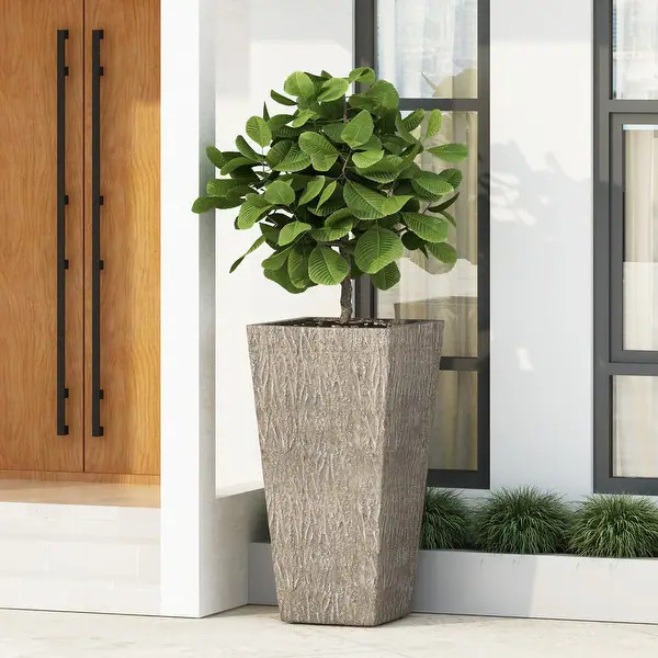 Beadles Outdoor Cast Stone Planter by Christopher Knight Home - Bed Bath & Beyond - 35439286 | Bed Bath & Beyond