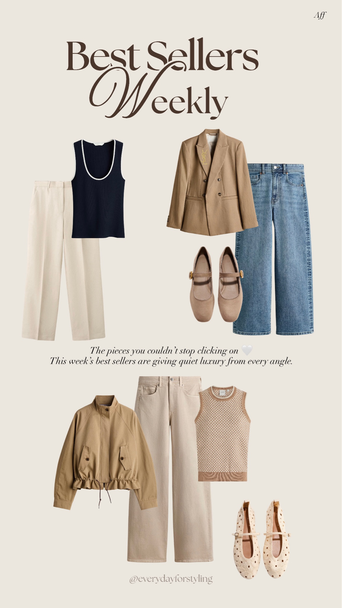 The pieces you couldn’t stop clicking on 🤍 This week’s best sellers are giving quiet luxury from every angle.

#LTKSeasonal #LTKootd #LTKSaleAlert