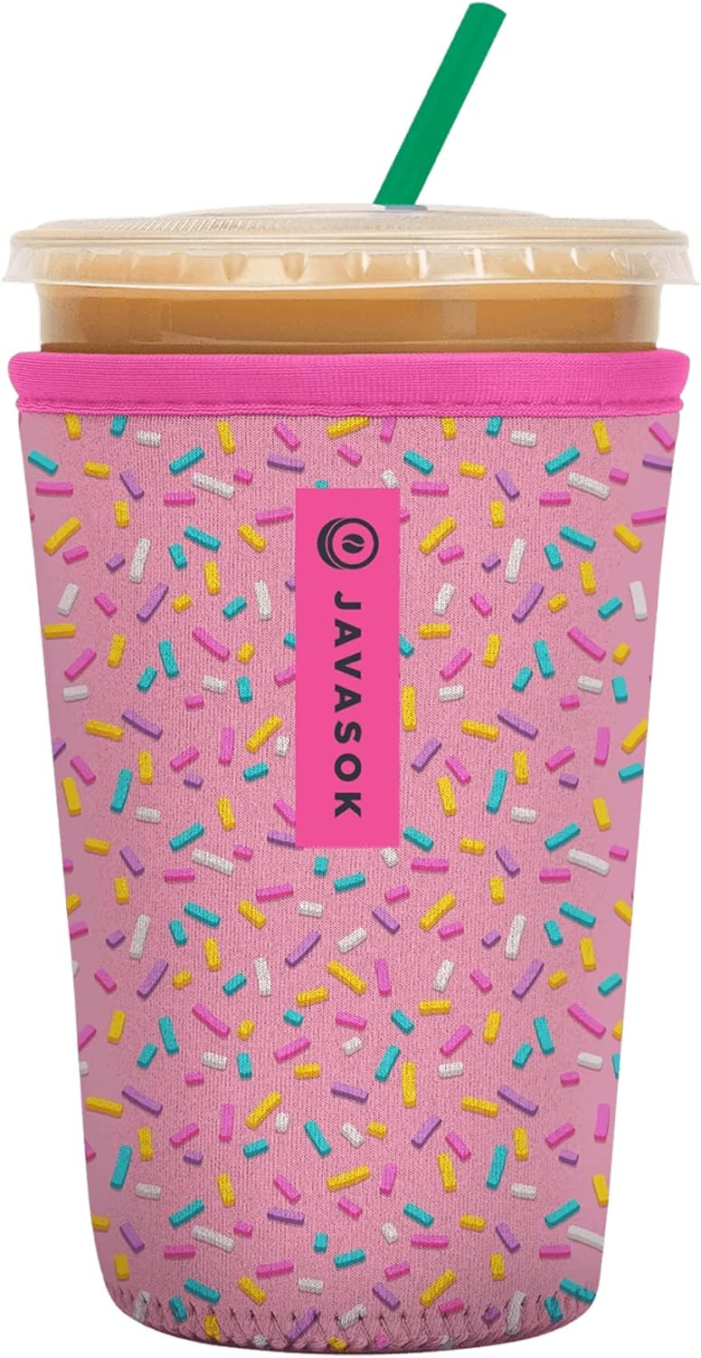Sok It Java Sok Iced Coffee & Cold Soda Insulated Neoprene Cup Sleeve (Space Mystic, Large: 30-32... | Amazon (US)