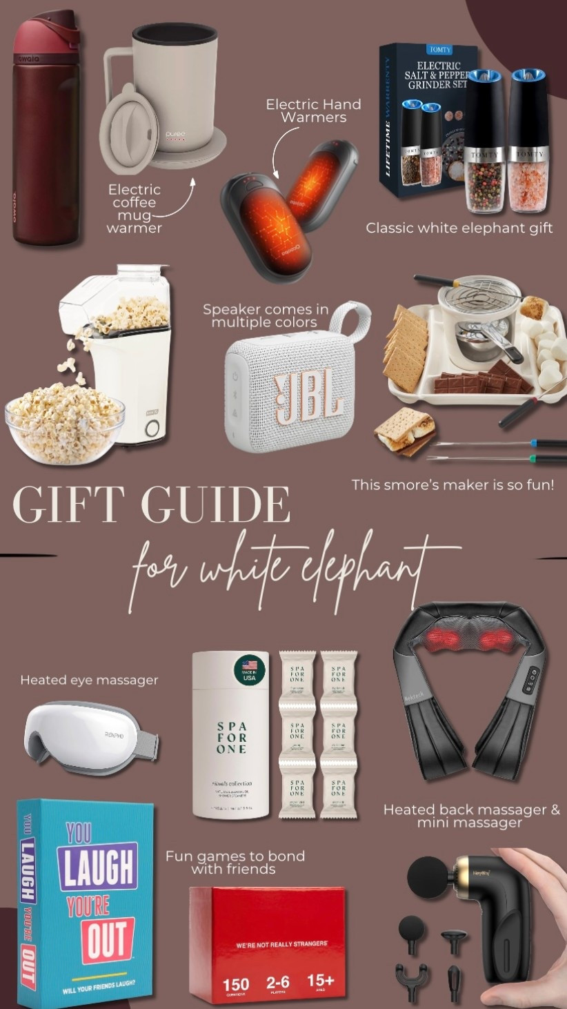 Gift guide for white elephant 🎁



#LTKHoliday #LTKFindsUnder100 #LTKGiftGuide